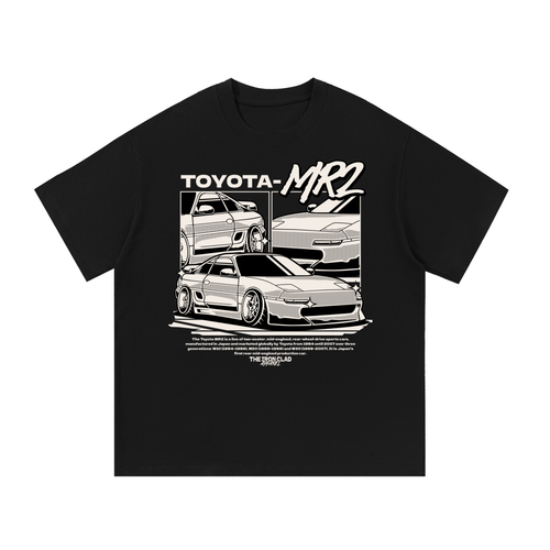 E36 coupe car graphic on an oversized cotton T-shirt