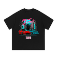 370Z street car graphic on an oversized cotton T-shirt